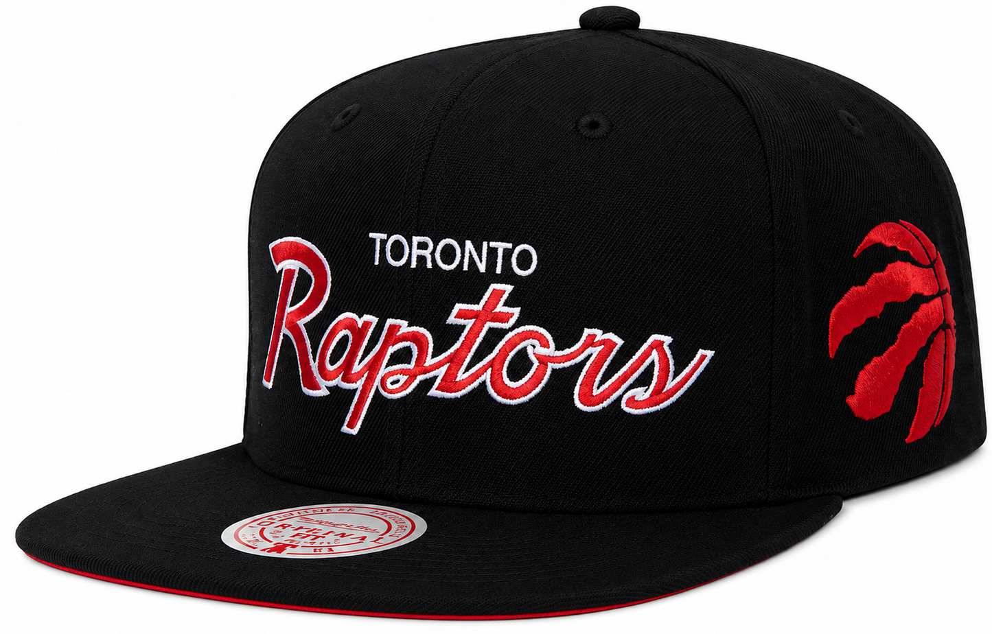 Toronto Raptors Team Script 2.0 Mitchell & Ness Snapback Hat