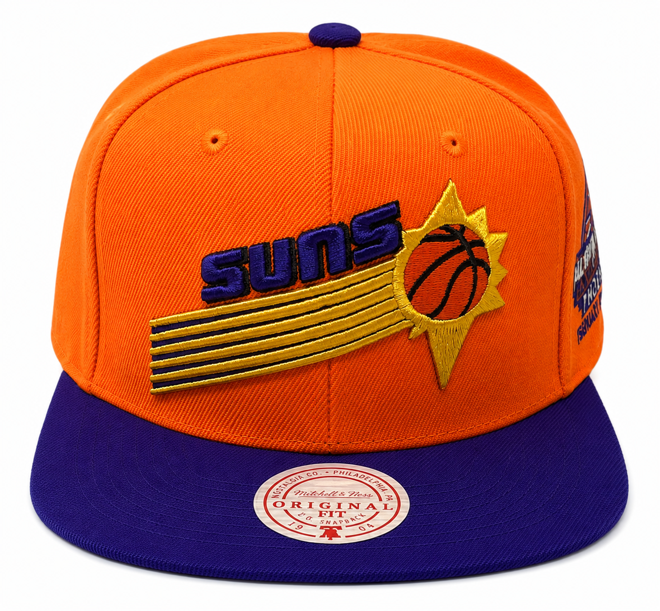 Men's Mitchell & Ness Phoenix Suns NBA 1995 All Star Orange HWC Snapback Hat