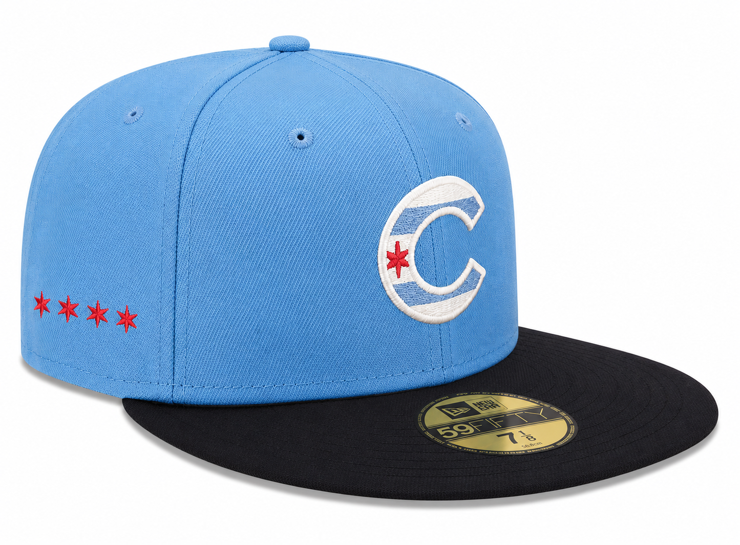 Chicago Cubs New Era Blue/Black Clobberin' Time 59FIFTY Fitted Hat