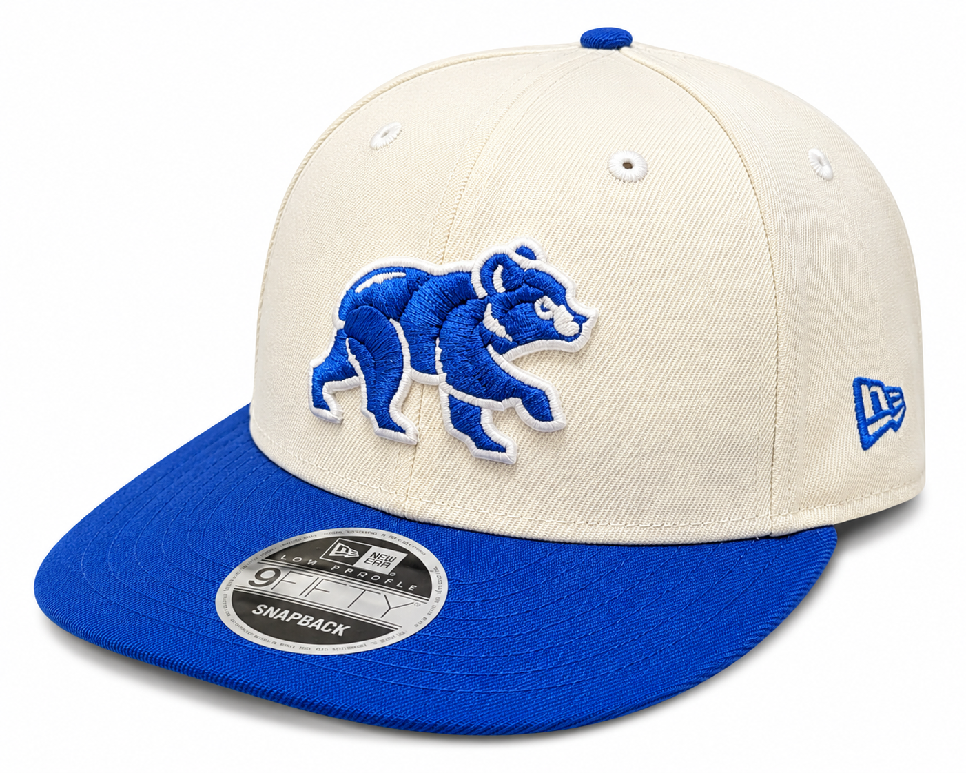 Chicago Cubs New Era Chrome/Royal Spring Training Bear Low Profile 9FIFTY Snapback Adjustable Hat