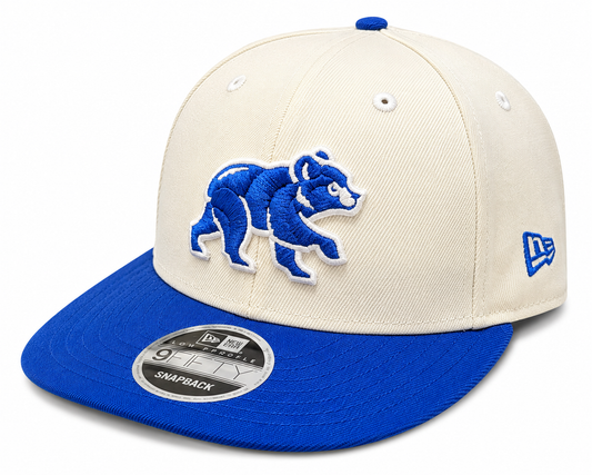 Chicago Cubs New Era Chrome/Royal Spring Training Bear Low Profile 9FIFTY Snapback Adjustable Hat