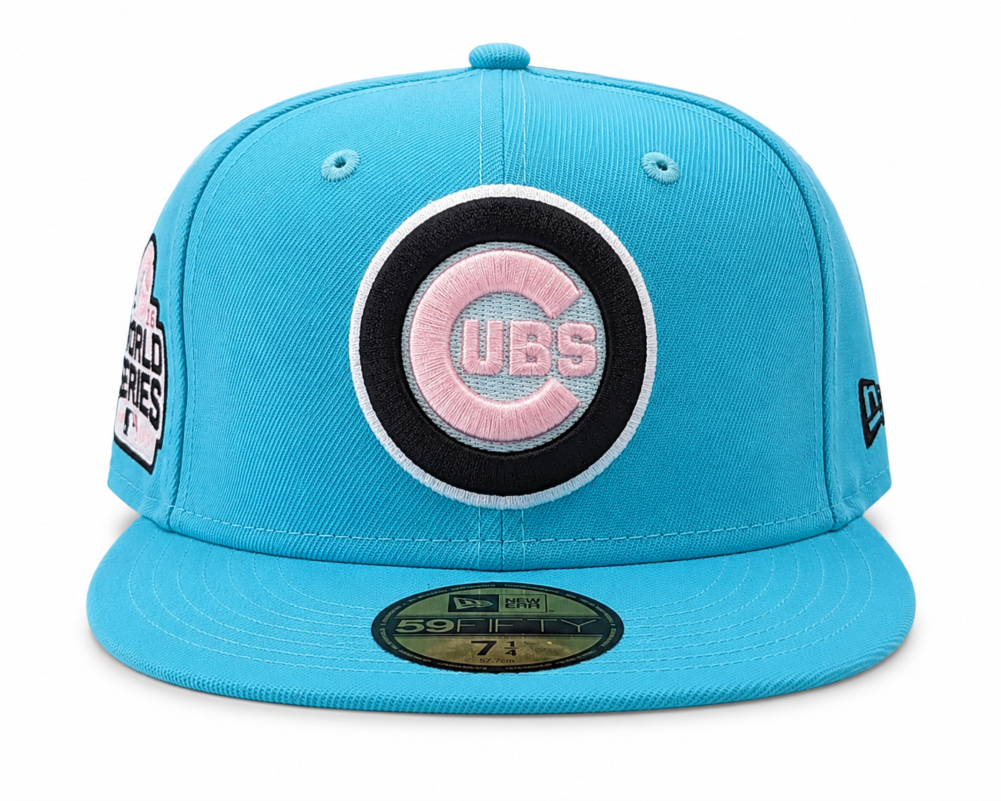 Men's Chicago Cubs Night Spice Vice Blue/Pink New Era 59FIFTY Fitted Hat