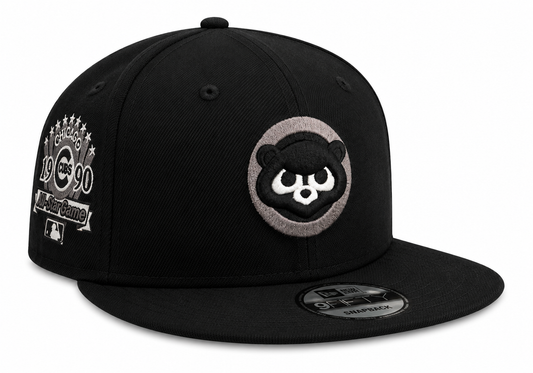Chicago Cubs 1990 All-Star Game Black/Graphite New Era 9FIFTY Snapback Hat
