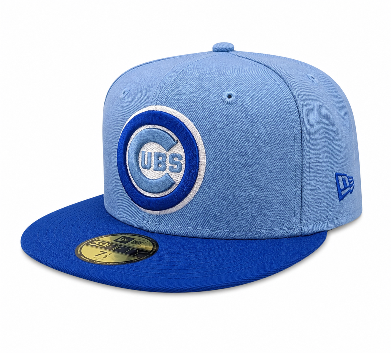 Chicago Cubs New Era 2 Tone Sky Blue/ Royal 1990 All Star Game 59FIFTY Fitted Hat