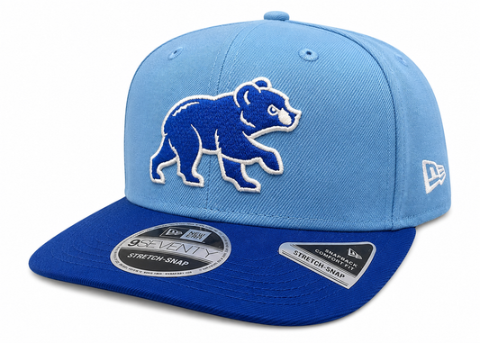 Chicago Cubs New Era 2 Tone Sky Blue/Royal Blue 9SEVENTY Adjustable Hat