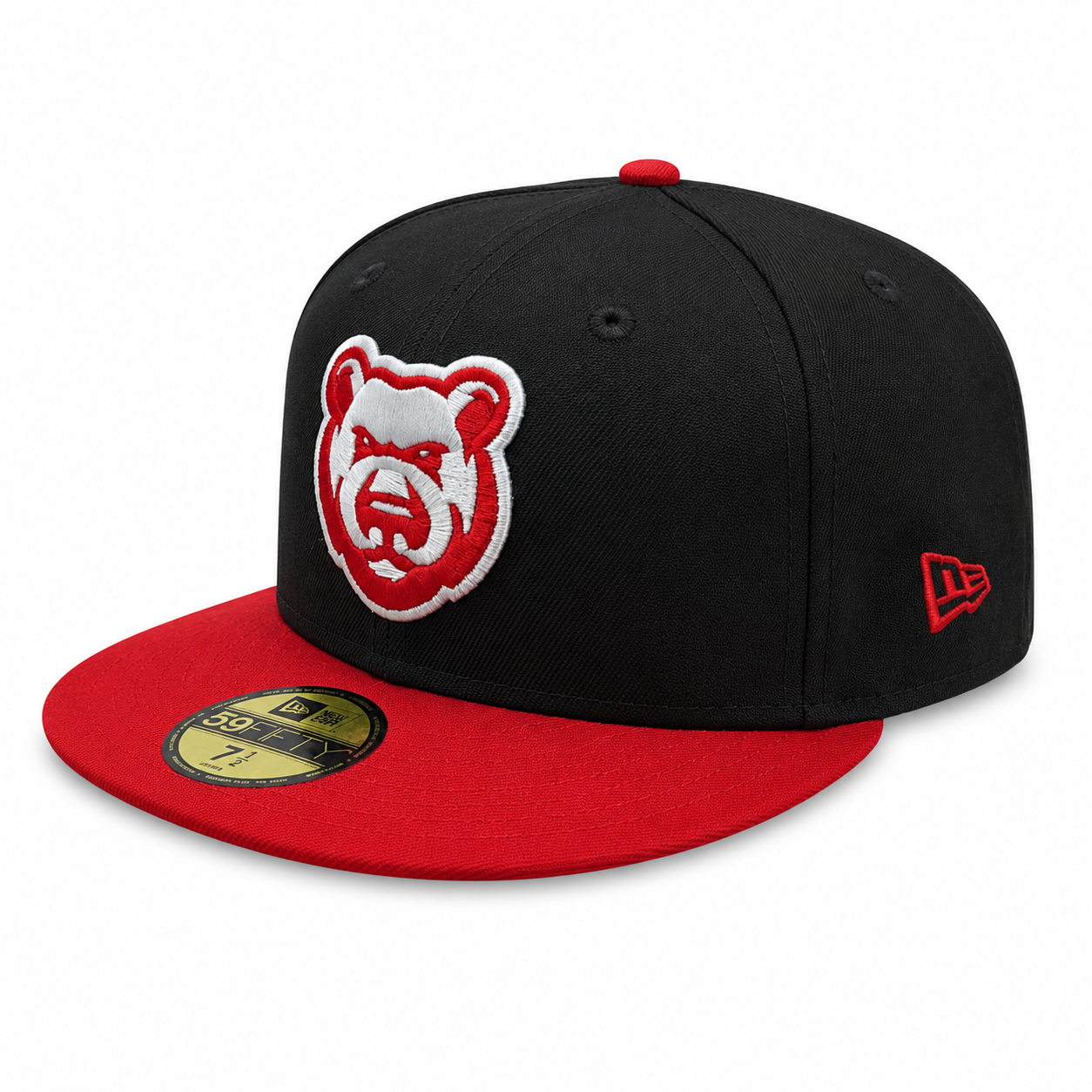 Iowa Cubs New Era MILB 2 Tone Black/Red 59FIFTY Fitted Hat