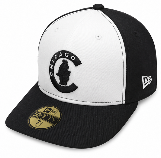 Cubs 1908 White Panel 59FIFTY Low Crown Fitted Cap By New Era