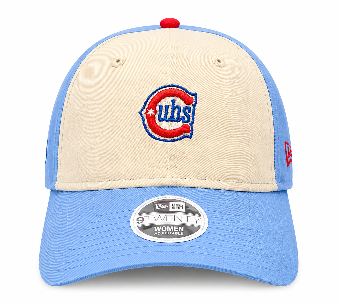 Women's Chicago Cubs 2nd Alternate Micro Baby Blue New Era 9TWENTY Adjustable Hat