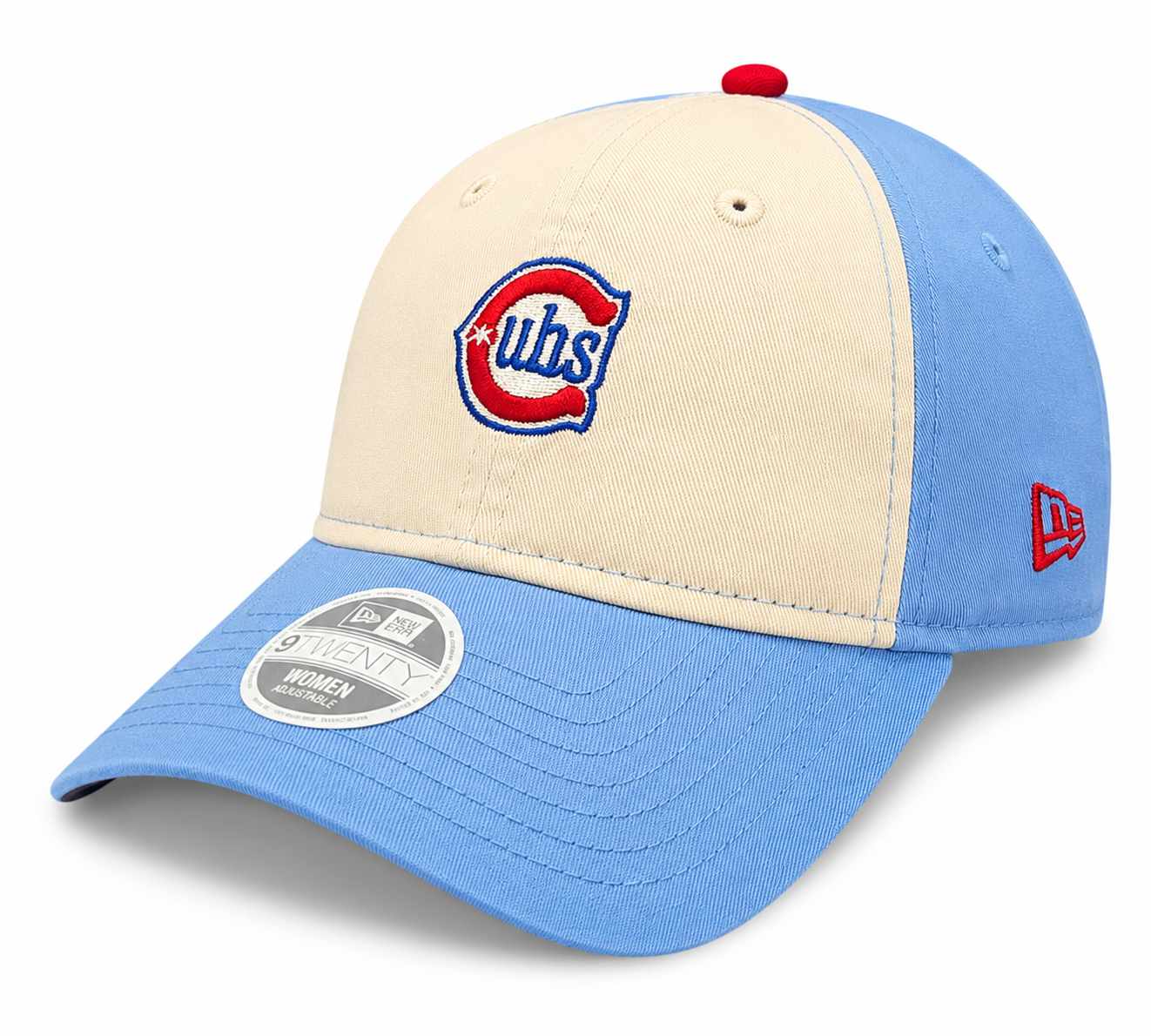 Women's Chicago Cubs 2nd Alternate Micro Baby Blue New Era 9TWENTY Adjustable Hat