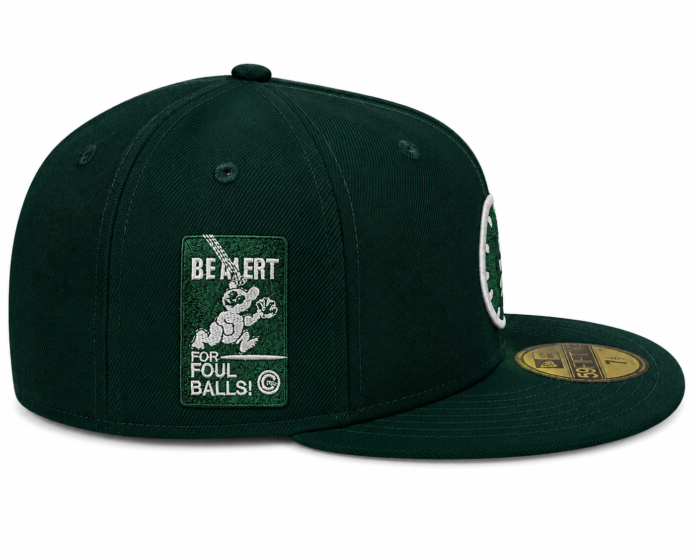 Chicago Cubs New Era 1:20 Clock Forest Green 59FIFTY Fitted Hat