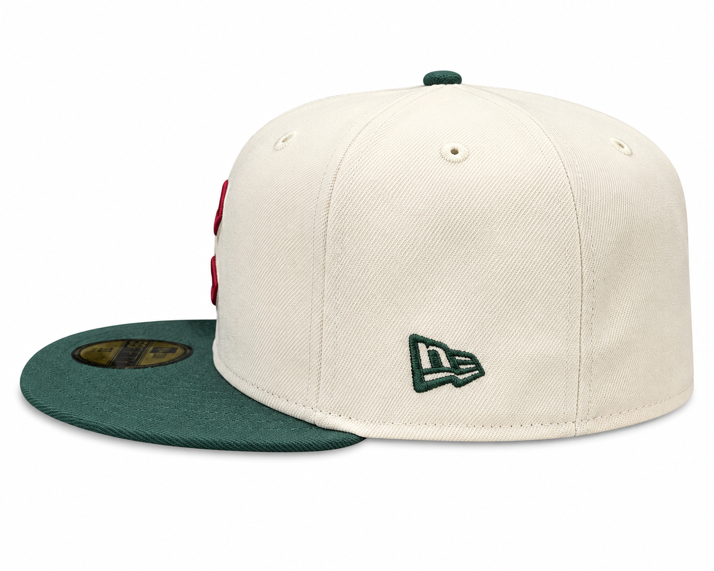 Chicago Cubs New Era Bricks And Ivy Chrome/Forest Green 59FIFTY Fitted Hat