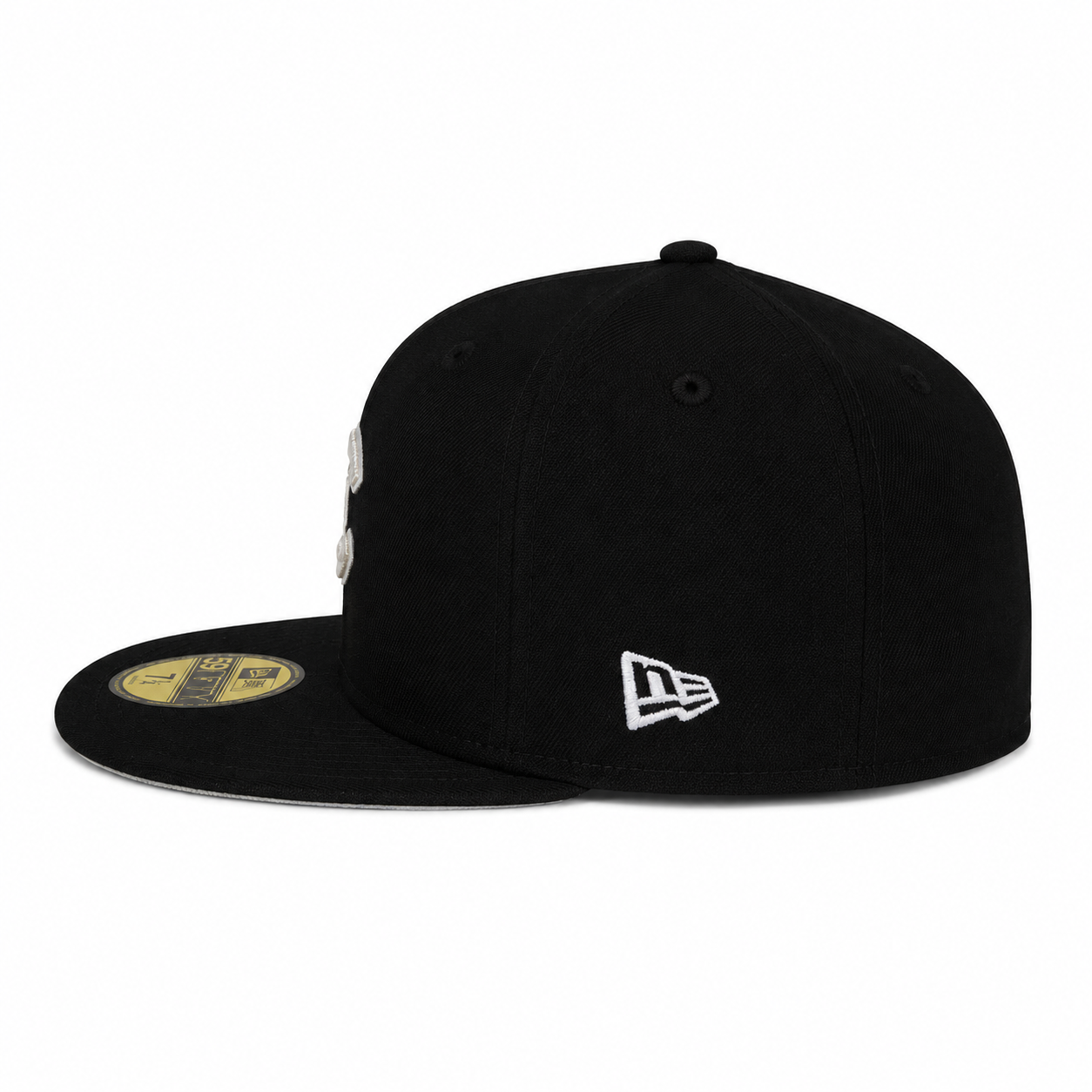 Chicago Cubs Black/Platinum New Era 59FIFTY Fitted Hat