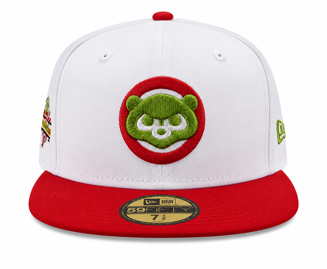 Chicago Cubs New Era 1990 All Star Game Pizza Pack White/Scarlet/Lime 59FIFTY Fitted Hat