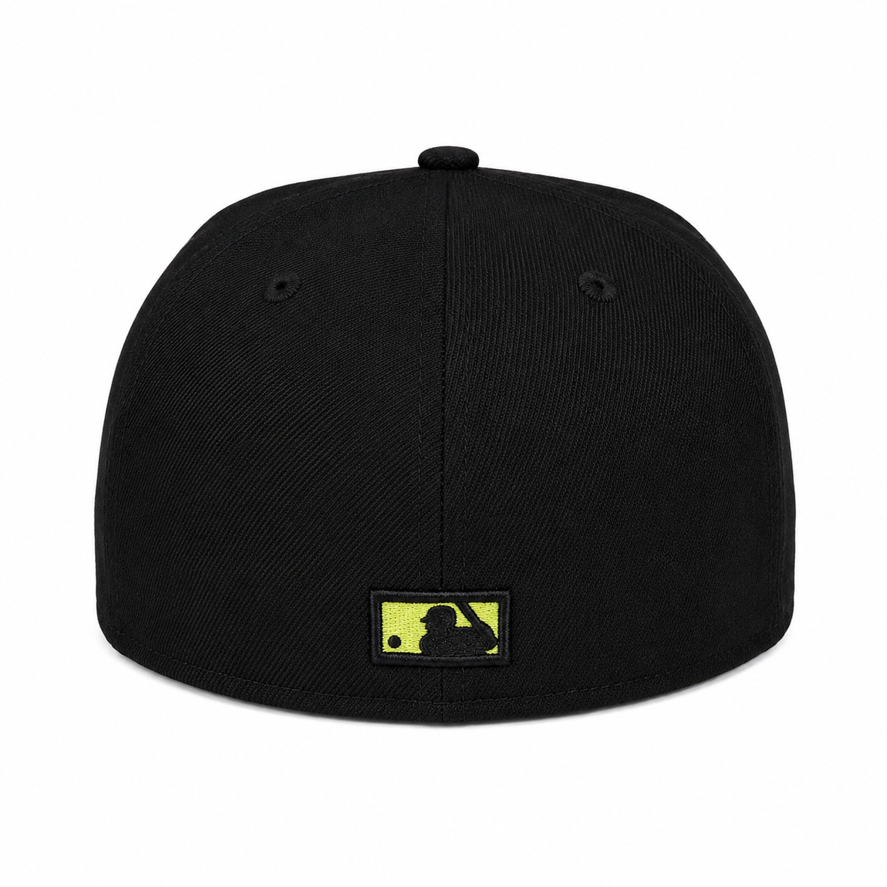 Chicago Cubs New Era Cooperstown Collection Gotham Black & Yellow 59FIFTY Fitted Hat