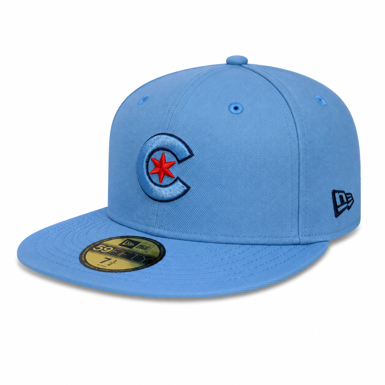 Chicago Cubs New Era Sky Blue City Connect Tonal 59FIFTY Fitted Hat