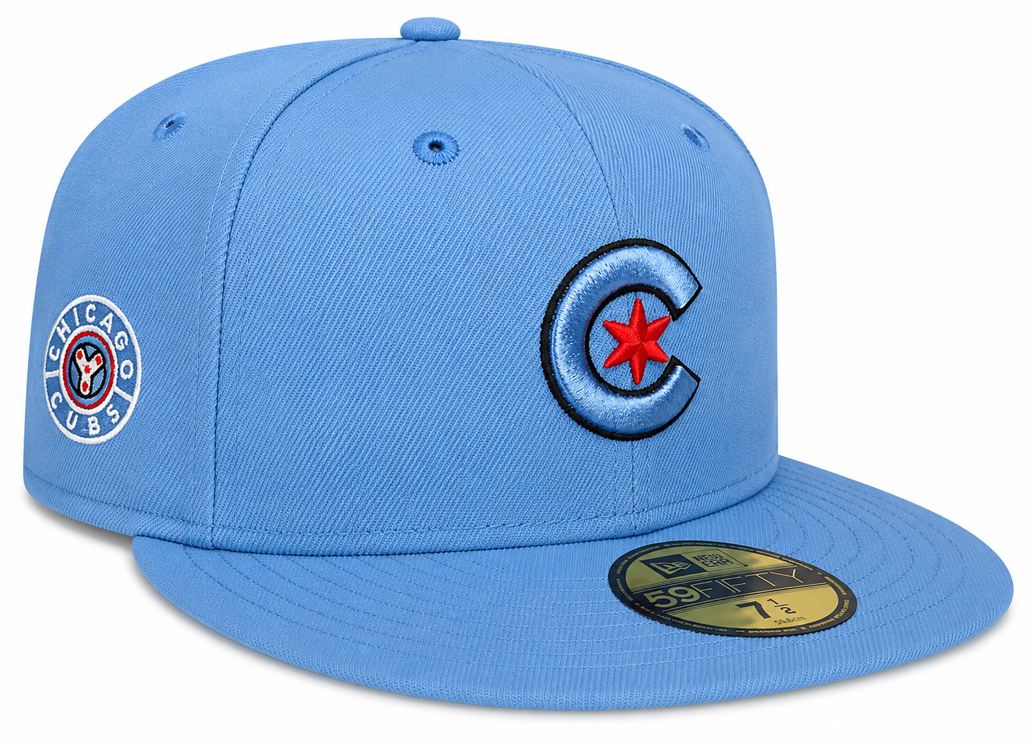 Chicago Cubs New Era Sky Blue City Connect Tonal 59FIFTY Fitted Hat