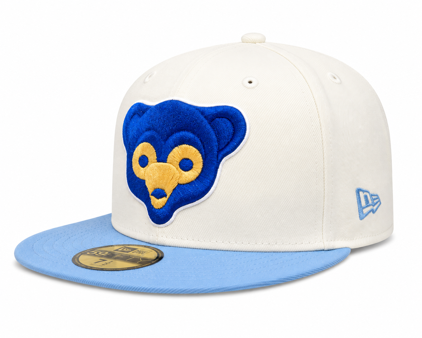 Chicago Cubs Cooperstown Collection 2 Tone Off White/Sky Blue 1969 59FIFTY Fitted Hat