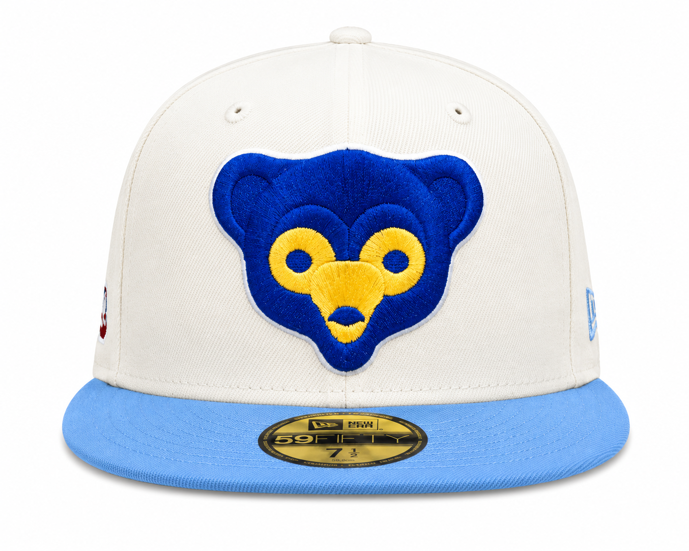 Chicago Cubs Cooperstown Collection 2 Tone Off White/Sky Blue 1969 59FIFTY Fitted Hat