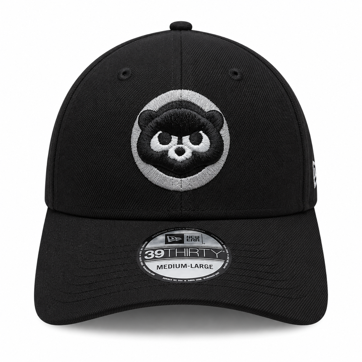 Chicago Cubs New Era Cooperstown Collection Black/Graphite 39THIRTY Flex Hat