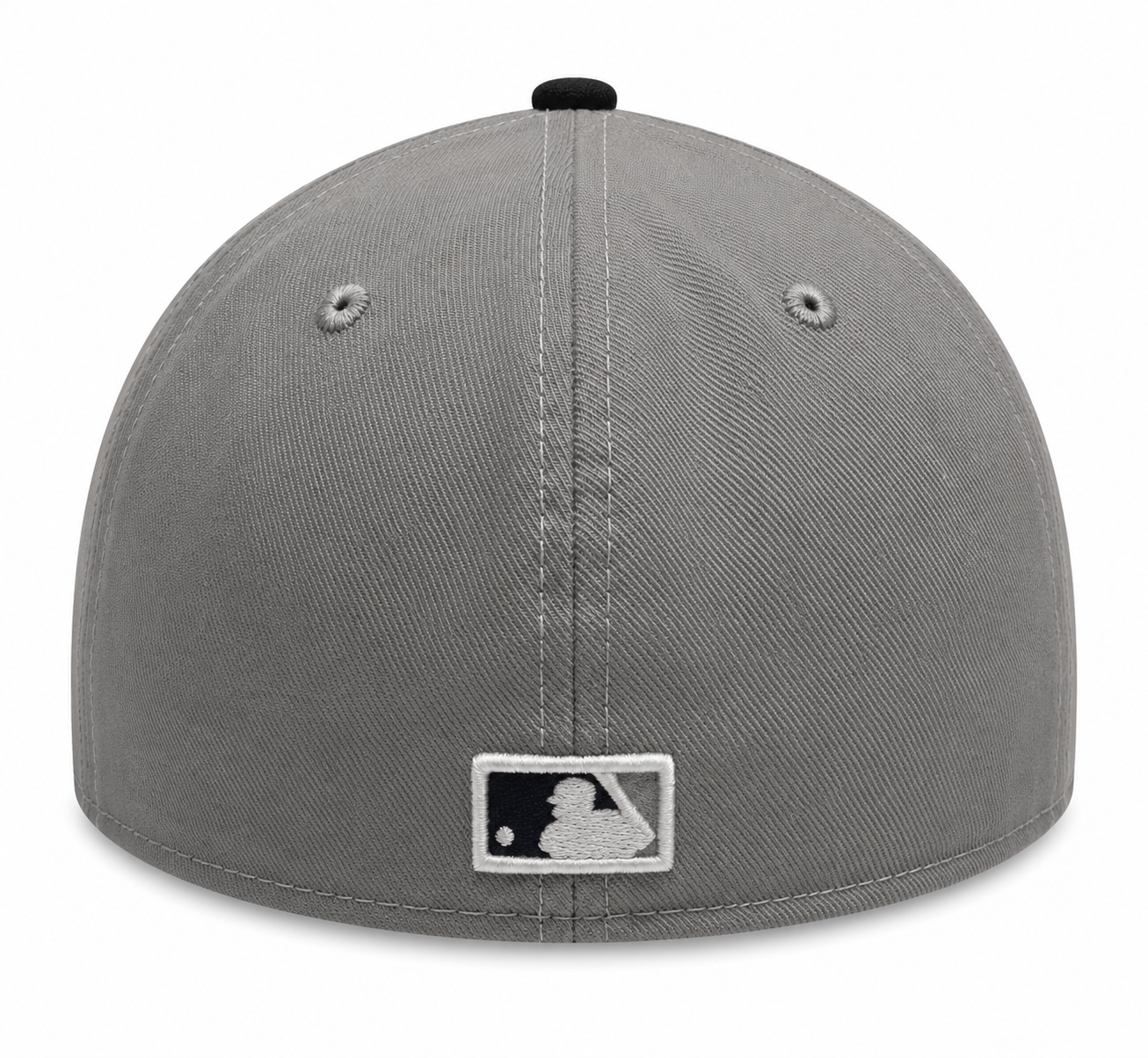 Chicago Cubs Cooperstown Collection Gray/ Navy 59FIFTY Low Crown Fitted Cap By New Era