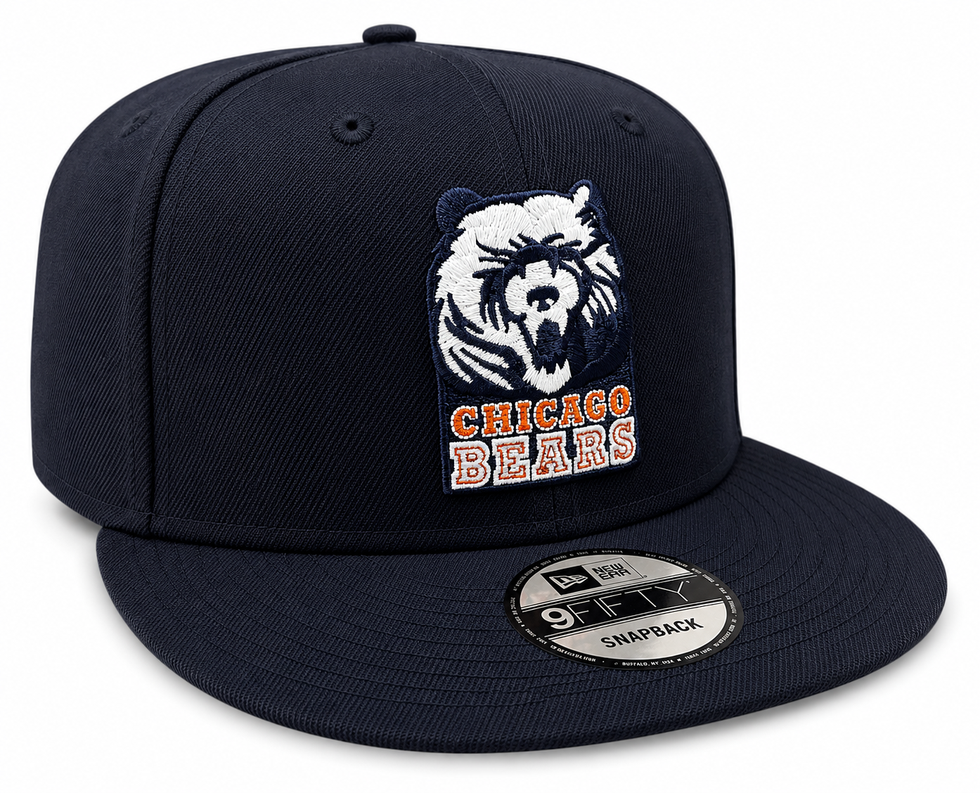 Chicago Bears New Era Gridiron Classics 1990 Navy 9FIFTY Adjustable Snapback Hat