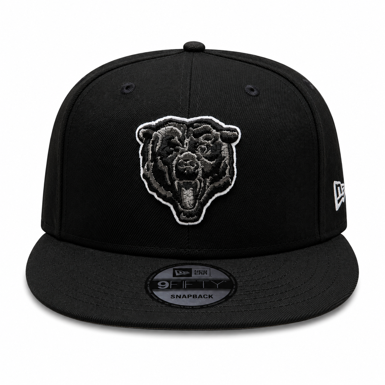 Chicago Bears New Era Super Bowl XX Champions Side Patch Black And Graphite 9FIFTY Snapback Hat