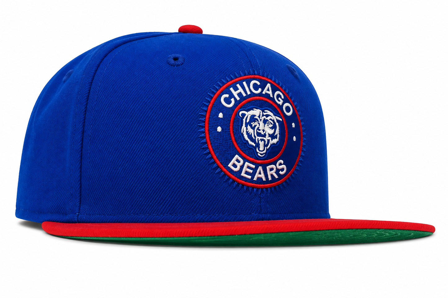Chicago Bears Tourism Pack 2 Tone Blue/Red New Era 59FIFTY Fitted Hat