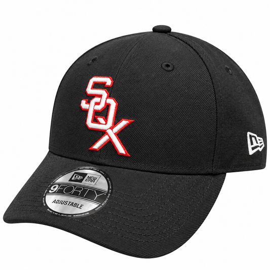Chicago White Sox New Era Cooperstown Classics 1959 Black 9FORTY Adjustable Hat