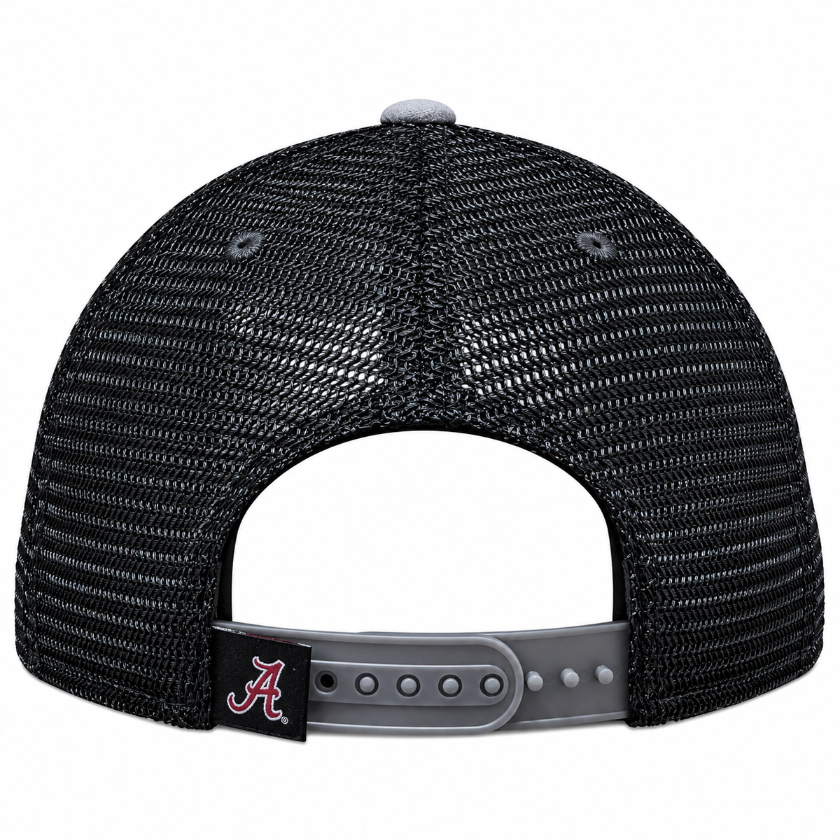 Alabama Crimson Tide Top of the World Gray/Black Trucker Adjustable Snapback Hat