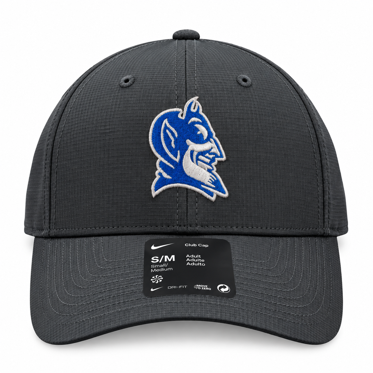 Duke Blue Devils Nike Anthracite Dri-Fit Club Hat