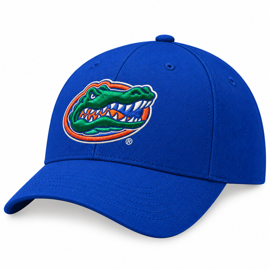 NCAA Florida Gators Adult Royal Swoosh Flex Hat By Nike