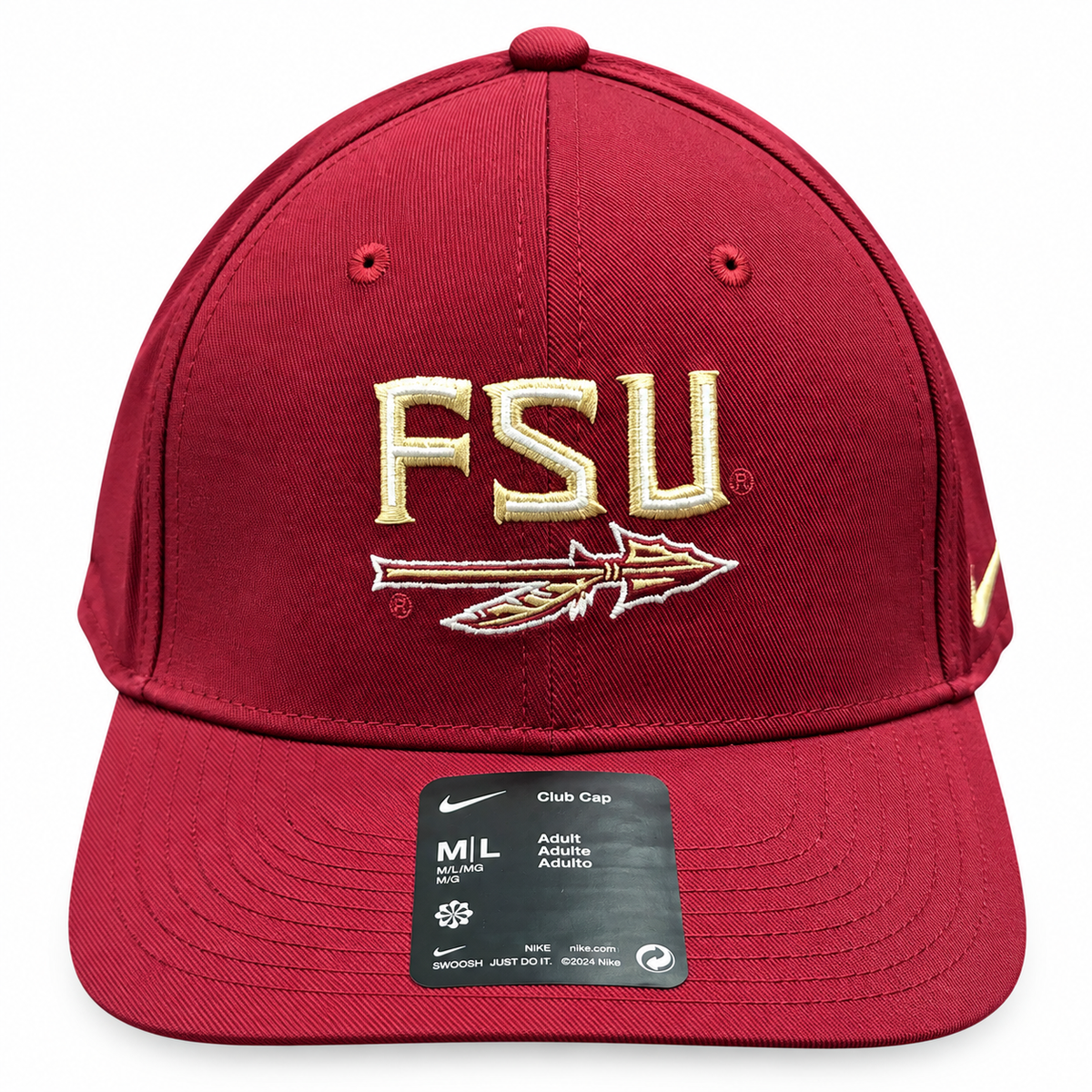 Florida State Seminoles Nike Crimson Adjustable Club Hat