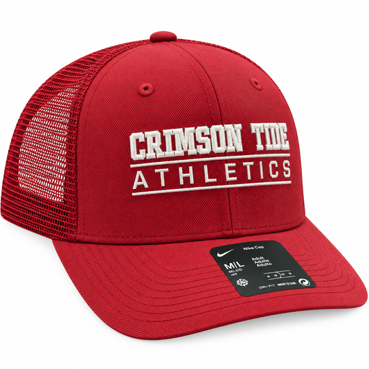 Alabama Crimson Tide Nike Rise Crimson Trucker Adjustable Hat