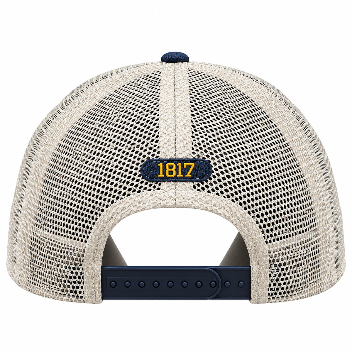 Michigan Wolverines Nike Navy Rise Trucker Crest Adjustable Hat