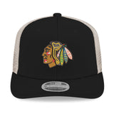 Men's Chicago Blackhawks New Era Black/Stone 2025 Winter Classic 9SEVENTY Trucker Hat - Pro Jersey Sports