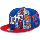 Chicago Cubs New Era 2025 Diamond Hero Royal/Red 9FIFTY Snapback Hat - Pro Jersey Sports