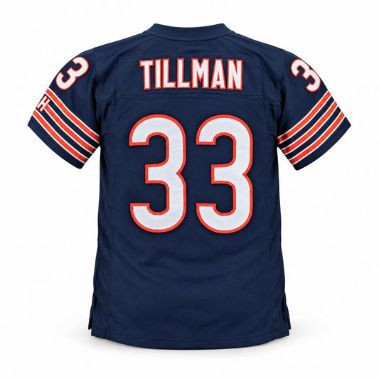 Men's Charles "Peanut" Tillman Chicago Bears Navy Mitchell & Ness 2006 Legacy Replica Jersey