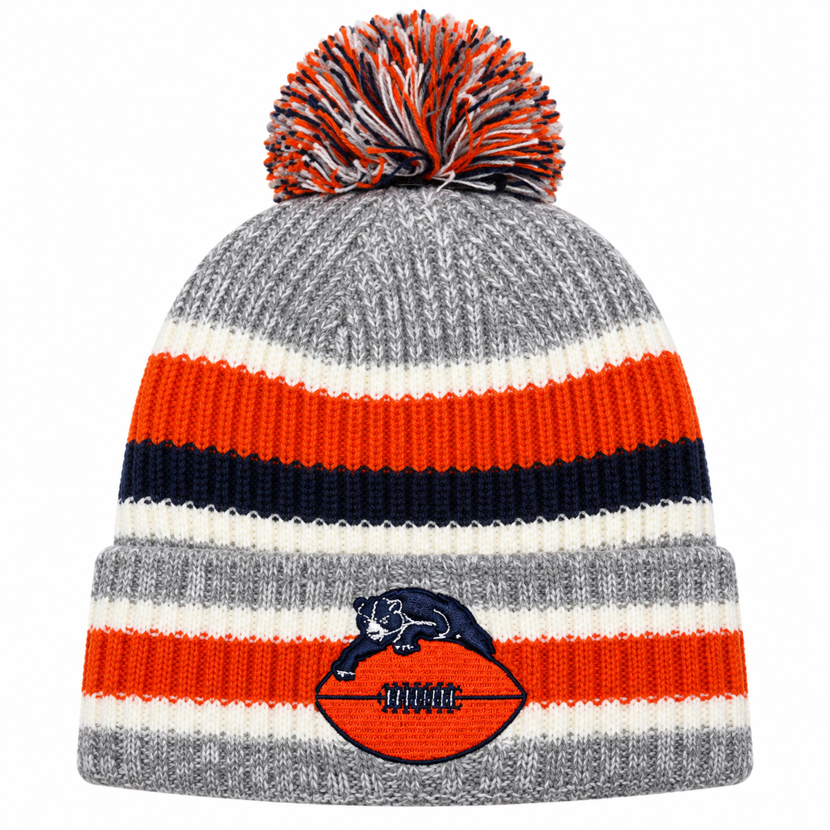 Chicago Bears 1946 Retro Fan Pack Pom Knit