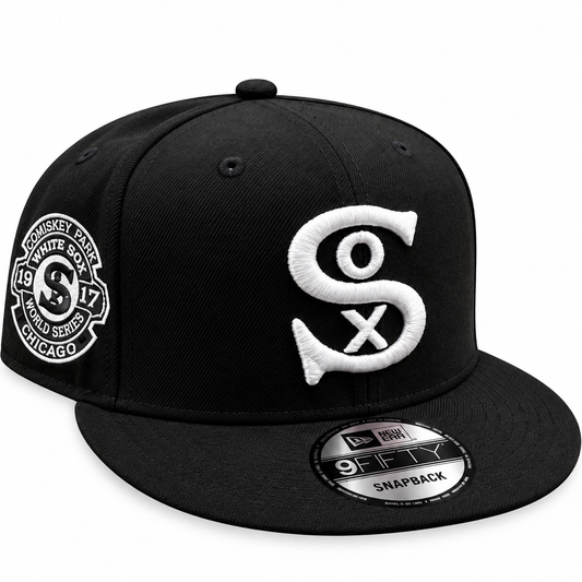 Chicago White Sox New Era 1917 World Series Black 9FIFTY Snapback Hat