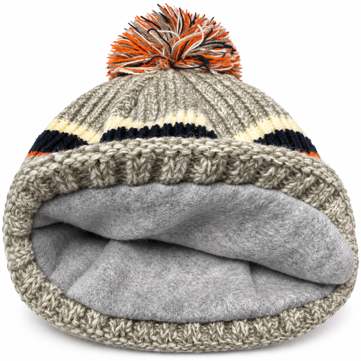 Chicago Bears Primary Logo Fan Pack Pom Knit