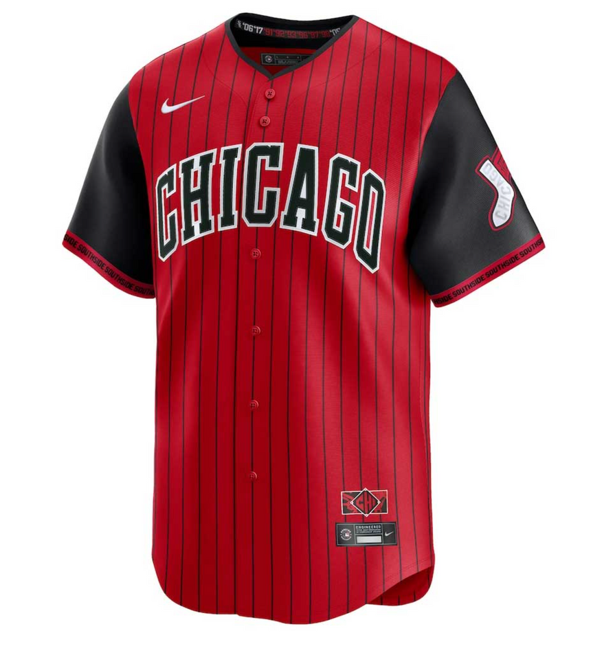 Men's Chicago White Sox Nike 2025 City Connect Red Limited Replica Jersey - Pro Jersey Sports