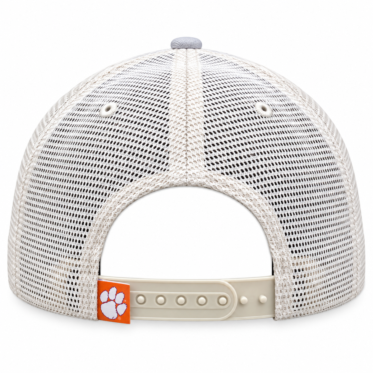 Clemson Tigers Steel Heather Trucker Adjustable Top of the World Hat