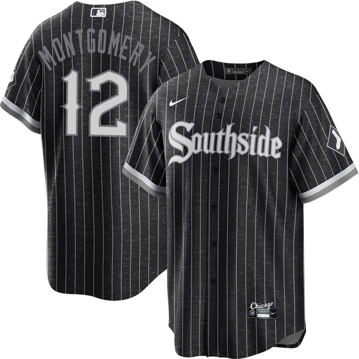 Youth Colson Montgomery Chicago White Sox Nike Black City Connect Replica Jersey