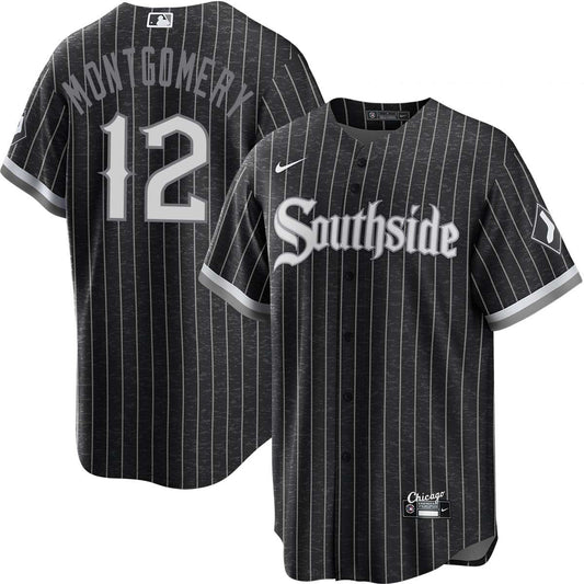 Youth Colson Montgomery Chicago White Sox Nike Black City Connect Replica Jersey