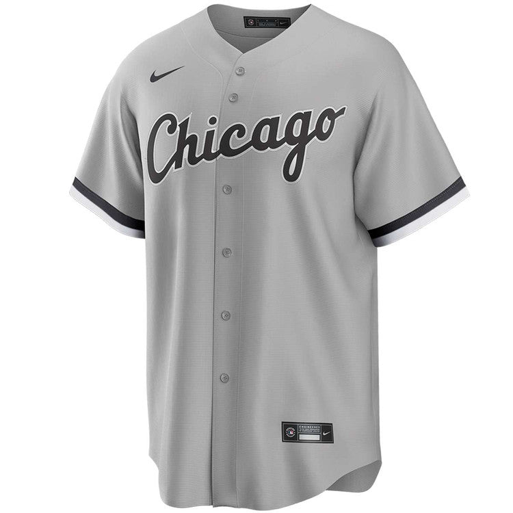 Men's Colson Montgomery Chicago White Sox NIKE Replica Road Gray Jersey