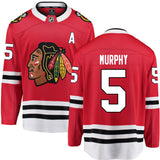 Men's Connor Murphy Chicago Blackhawks Red Home Fanatics Breakaway Premium Replica Jersey - Pro Jersey Sports