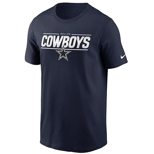 Youth Dallas Cowboys NIKE Navy Team Muscle Tee