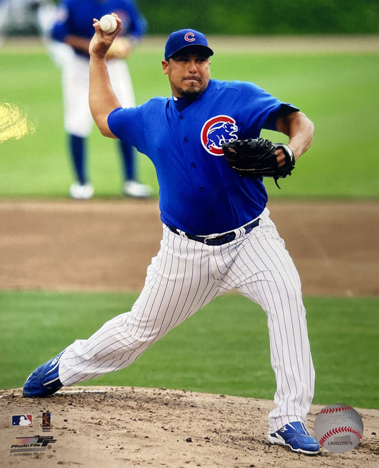 Carlos Zambrano Chicago Cubs Action Photo (8X10)