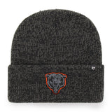 Chicago Bears 47 Brand Ace Charcoal Bearhead Cuffed Knit Hat - Pro Jersey Sports