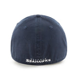 Seattle Seahawks '47 Brand Navy Franchise Fitted Hat - Pro Jersey Sports